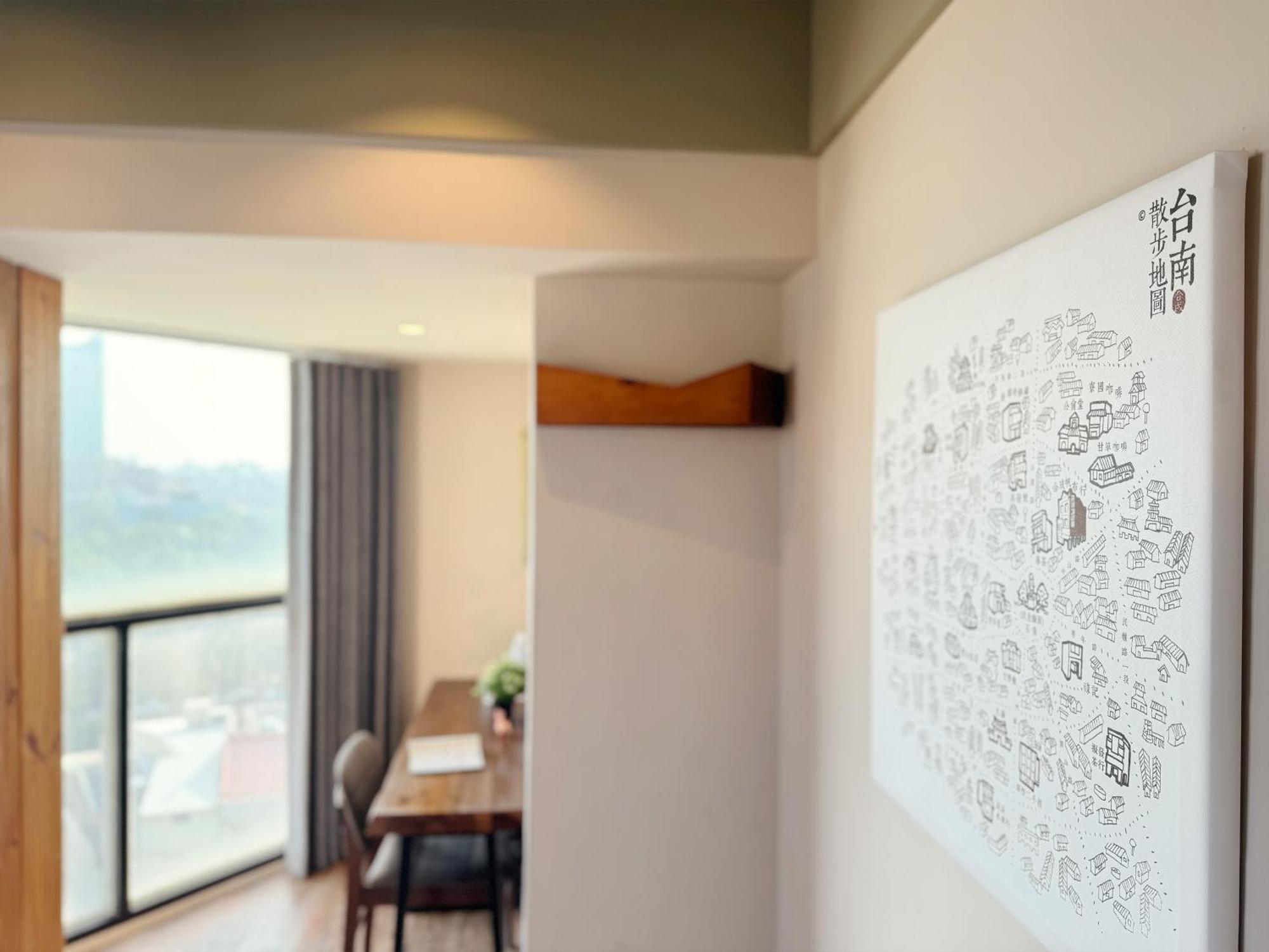 Roaders Hotel Tainan Chengda חדר תמונה